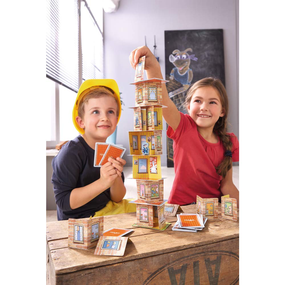 HABA Rhino Hero 302273: Juego de Azulejos, 2-5 Jugadores, 5+ Años, Familiar, Unisex, 5-15 Minutos, Español