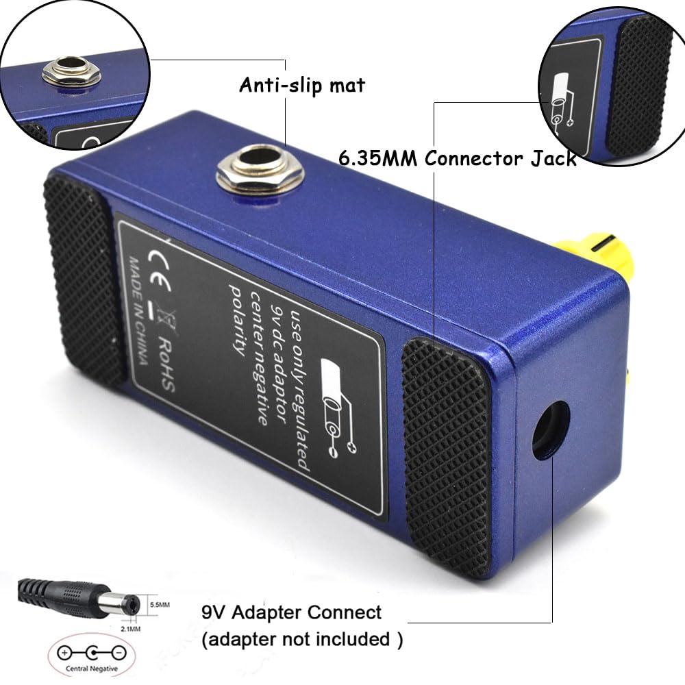 Pedal de Efecto para Guitarra Eléctrica SoulDiM Corus con True Bypass Coro