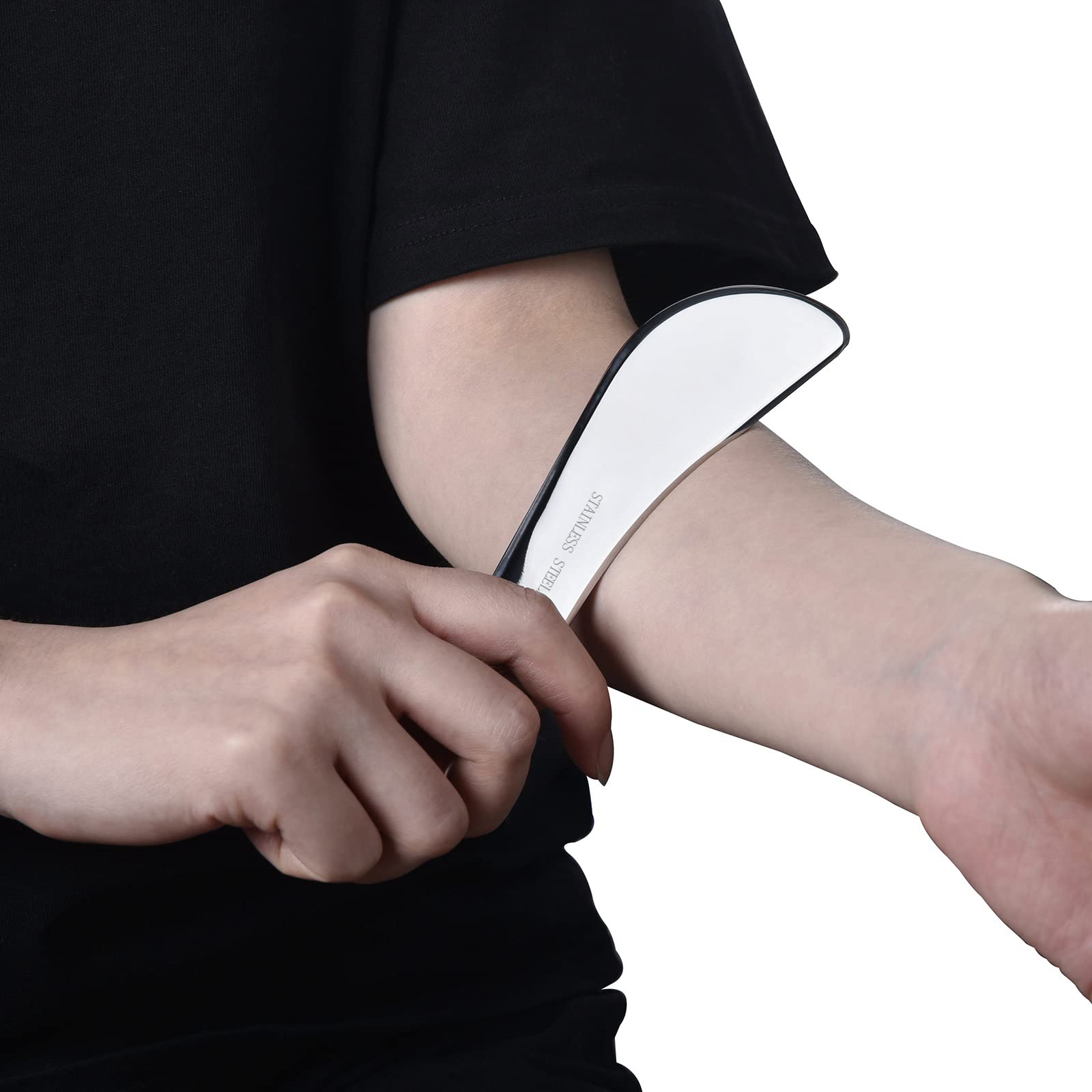 Gua Sha - Herramientas de raspador muscular, herramienta de masaje de raspado de acero inoxidable para tejido suave, herramientas de raspado miofascial para herramientas de terapia física de tejido cicatriz, herramientas IASTM