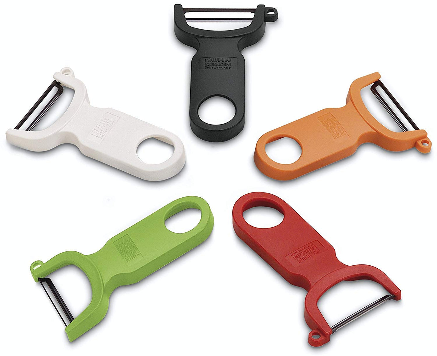 Kuhn Rikon 27820 Original Swiss Peeler Set, Translucent