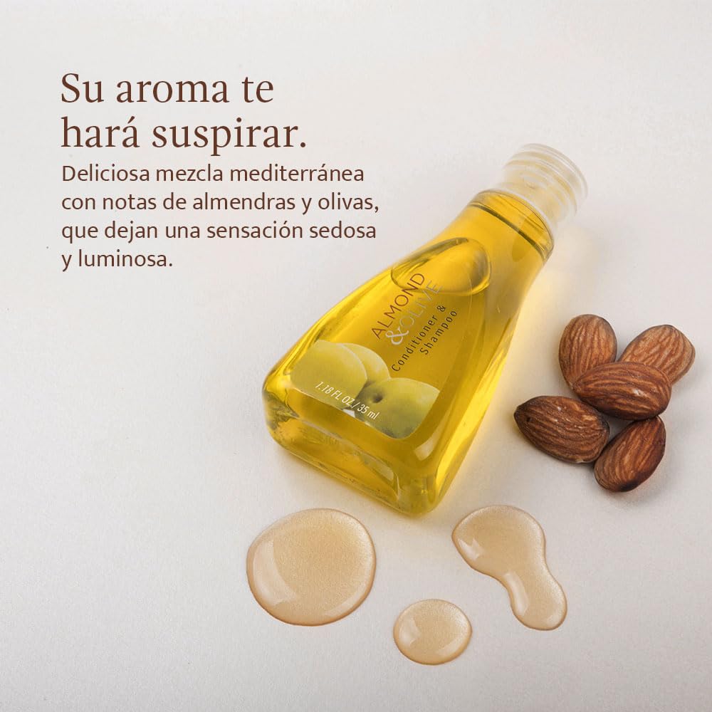 JYPESA Shampoo Hotelero 35 ml y Jabón 20 g, Kit 200 Piezas, Hotel Airbnb