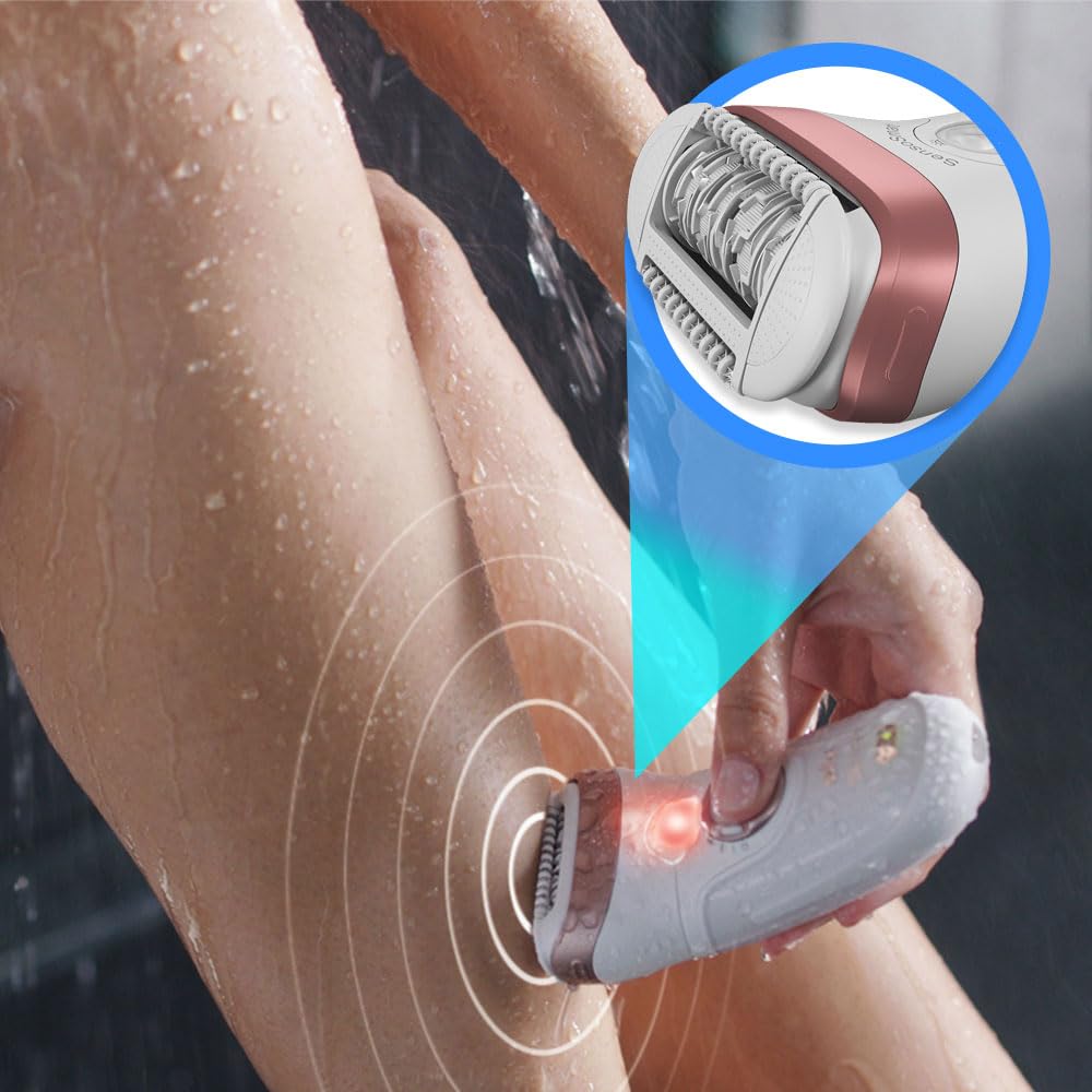 Anakel Home Repuesto Cabezal Depilación 81533164 Compatible con Braun Depiladora Silkepil 7, Silkepil 9, Xpressive y SensoSmart, Cabezal Extra Ancho, Color Blanco