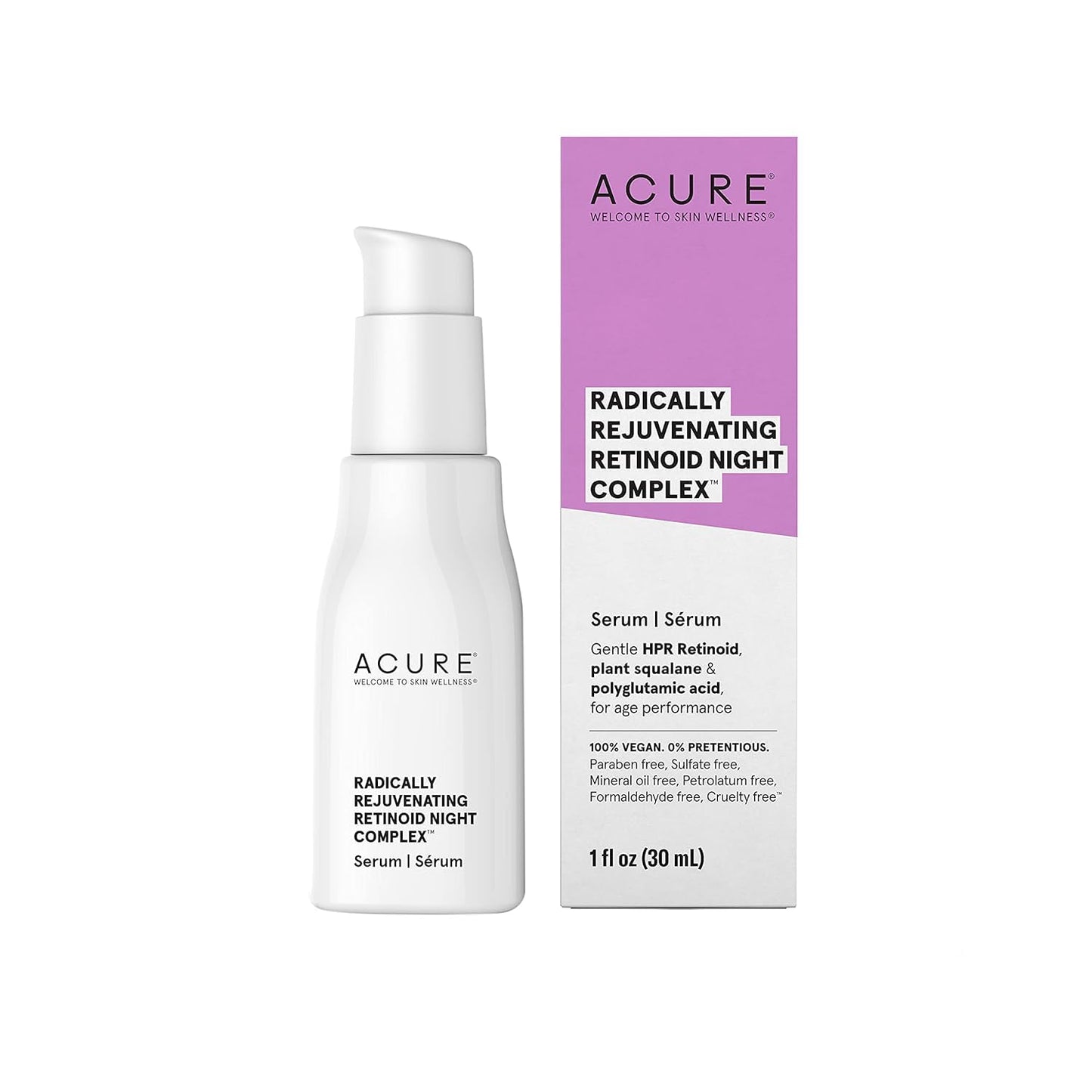 Suero reafirmante nocturno con retinoides vegetales para rejuvenecer la piel - ¡Ideal para combatir los signos de la edad!