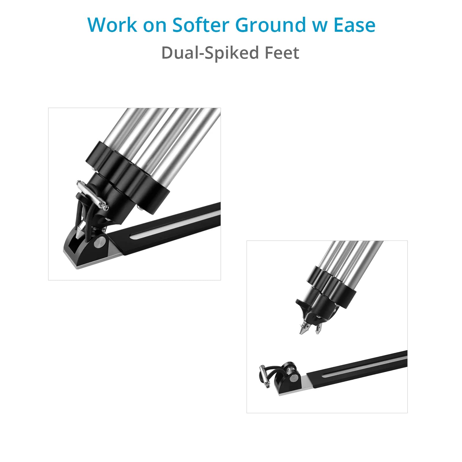 Trípode PROAIM HD de Alta Resistencia Mitchell Negro con Esparcidor de Aluminio para Cámara de Bebé