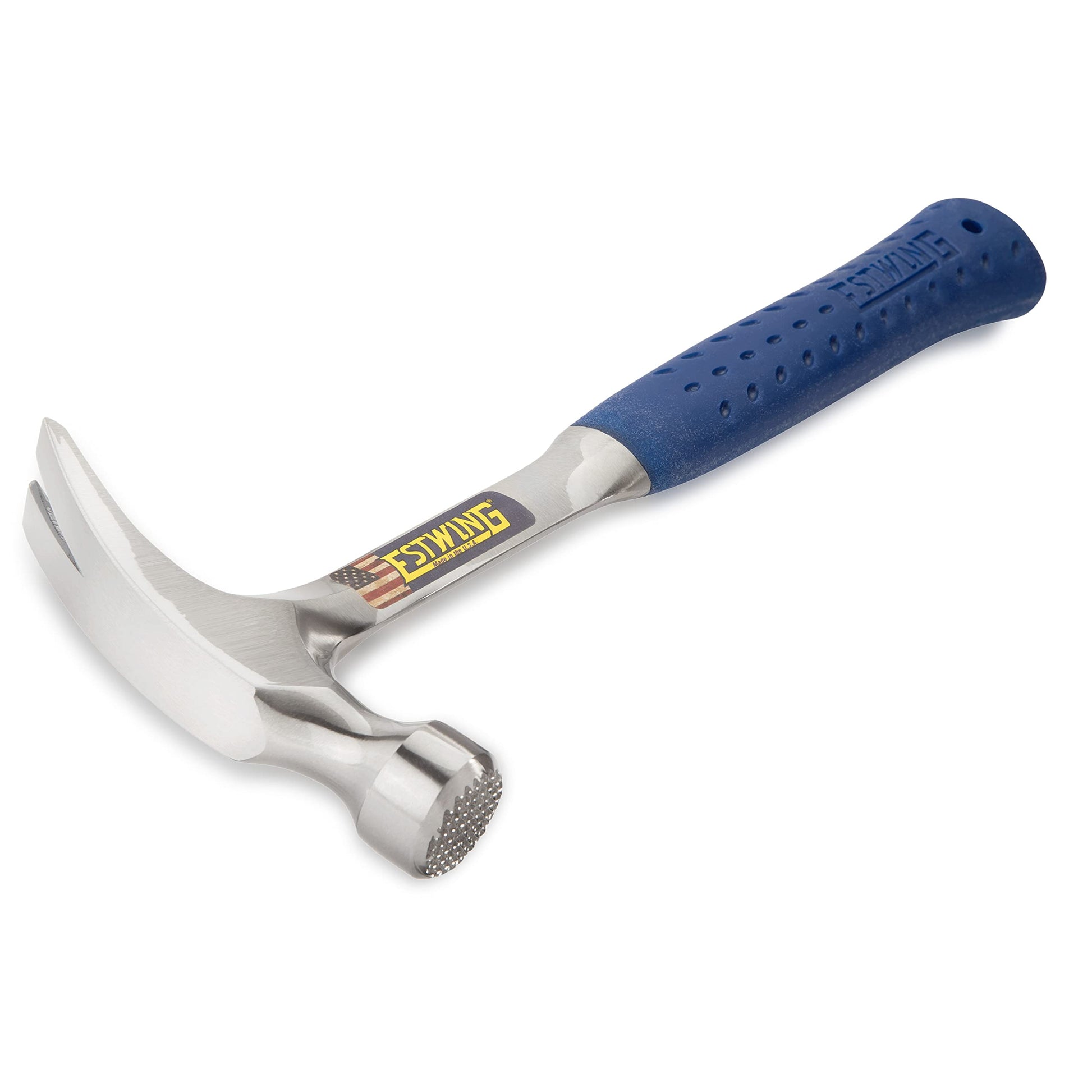 Martillo Framing Estwing Azul con Mango de Vinilo y Cabeza Milled 20oz