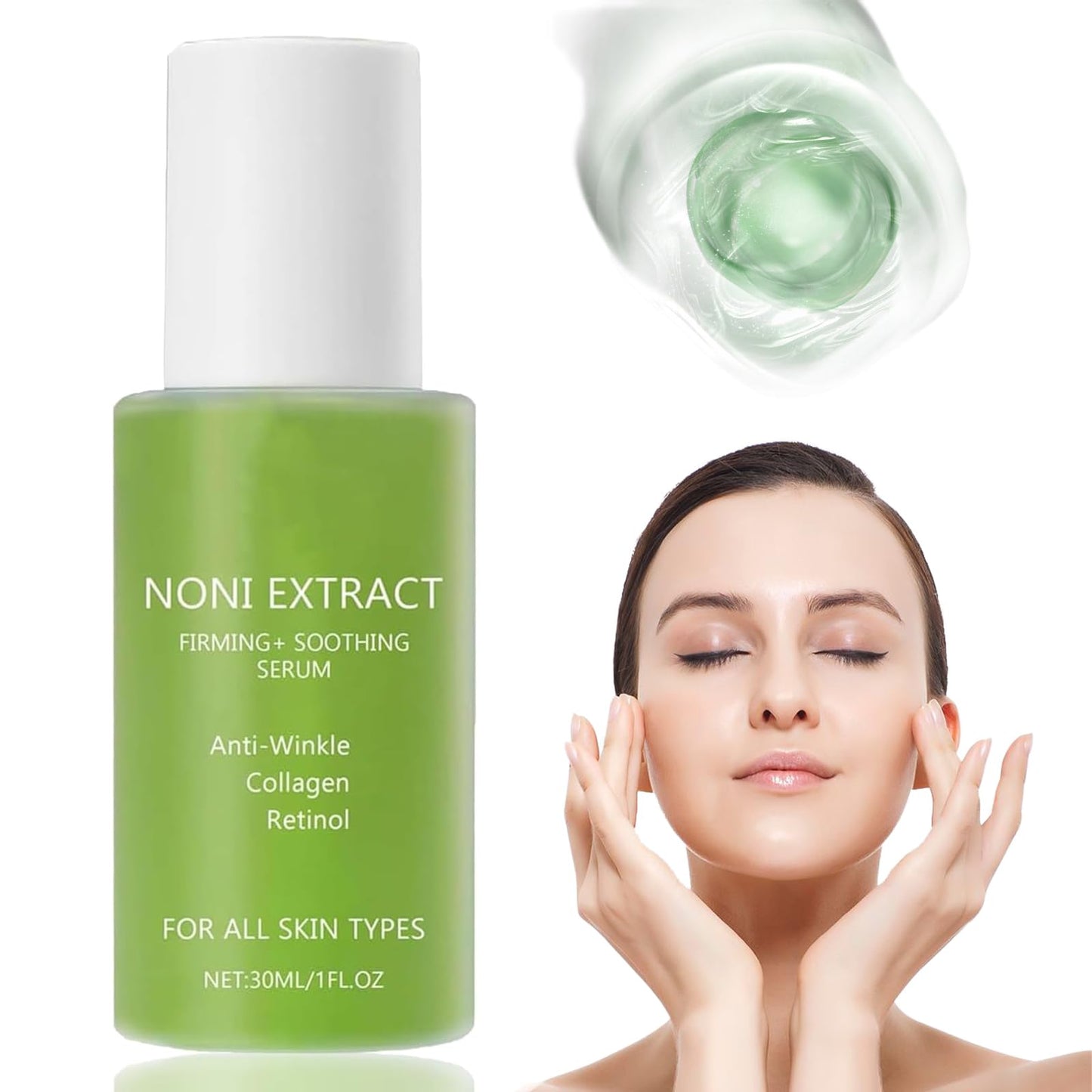 Serum facial de extracto de fruta de Noni de 30ml - Antiedad y reafirmante - ¡Modela tu piel!