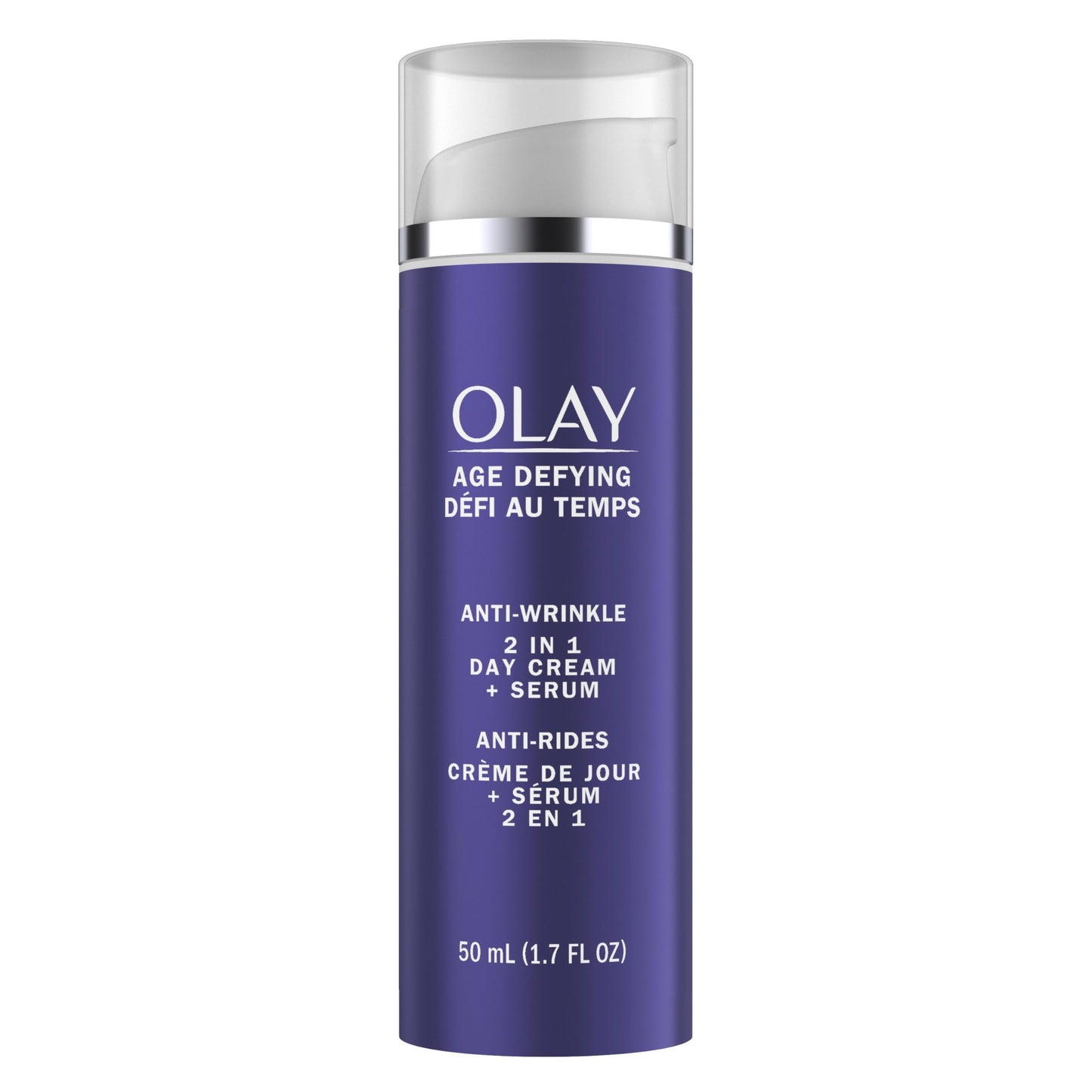 Olay Age Defying 2-In-1 Anti-Wrinkle Day Cream + Serum 1.7 Fl Oz