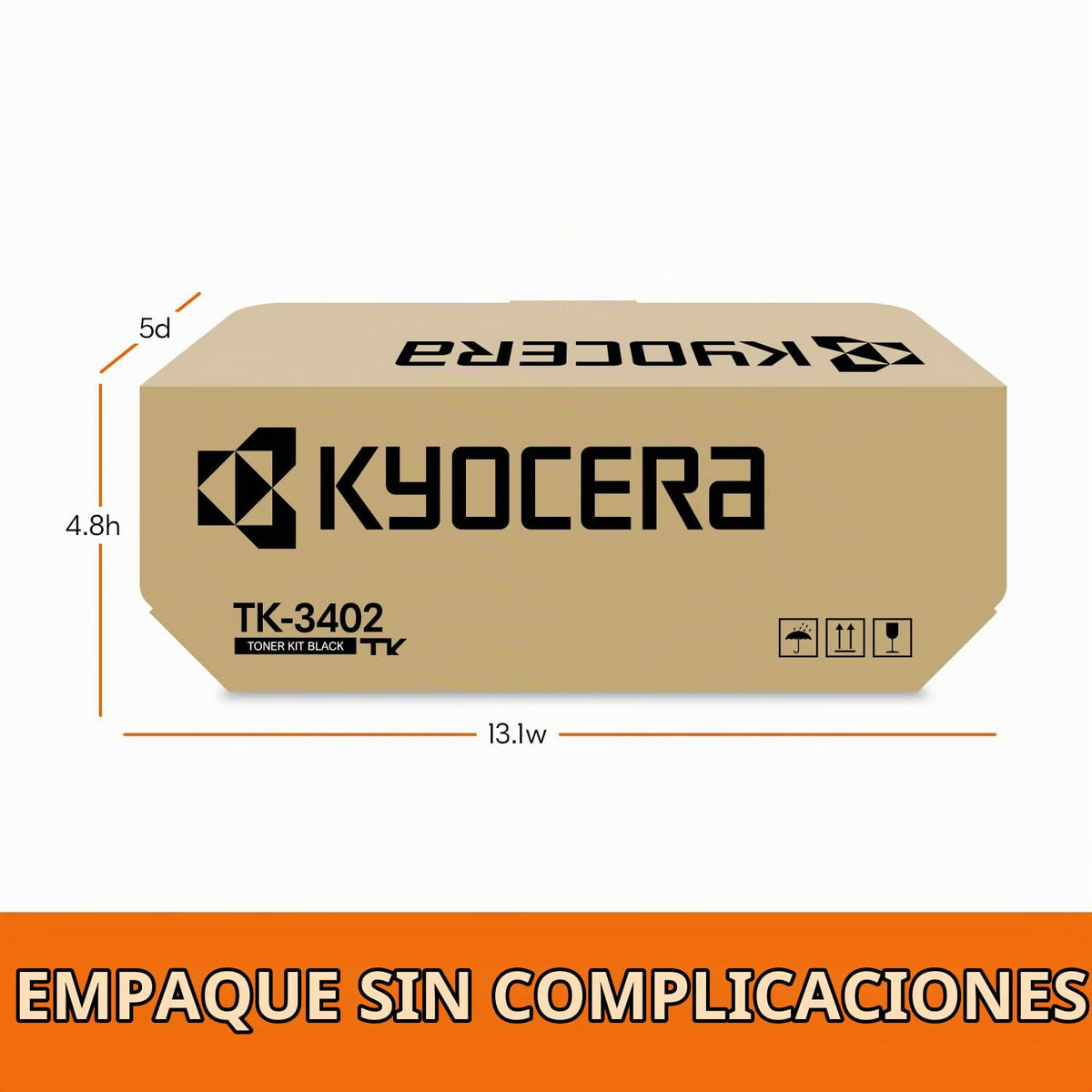 Cartucho de Tóner KYOCERA Negro Original para Impresoras Láser ECOSYS PA4500x/MA4500ix/MA4500ifx