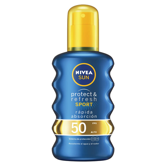 Protector Solar NIVEA SUN Sport 200 ml Reflect Butikspunkt Blå