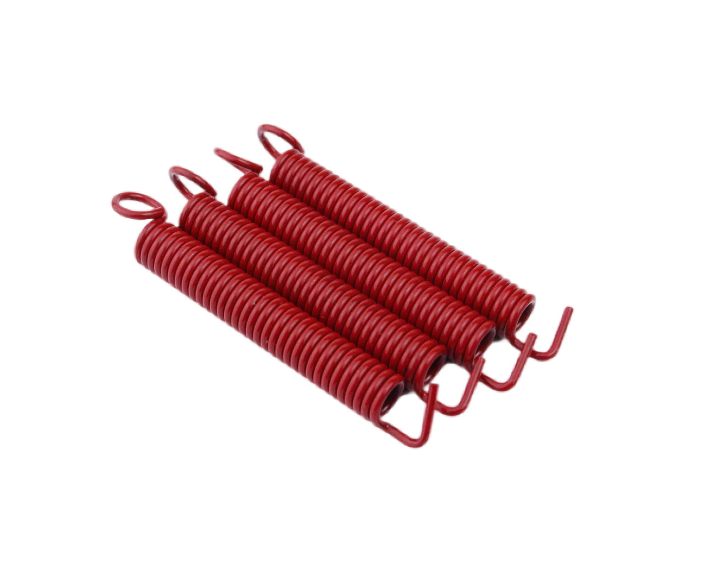 Guyker Muelles de trémolo silenciosos (juego de 4) para instrumentos de puente de guitarra eléctrica FR Fender Strat ST Stratocaster, pieza de repuesto, rojo