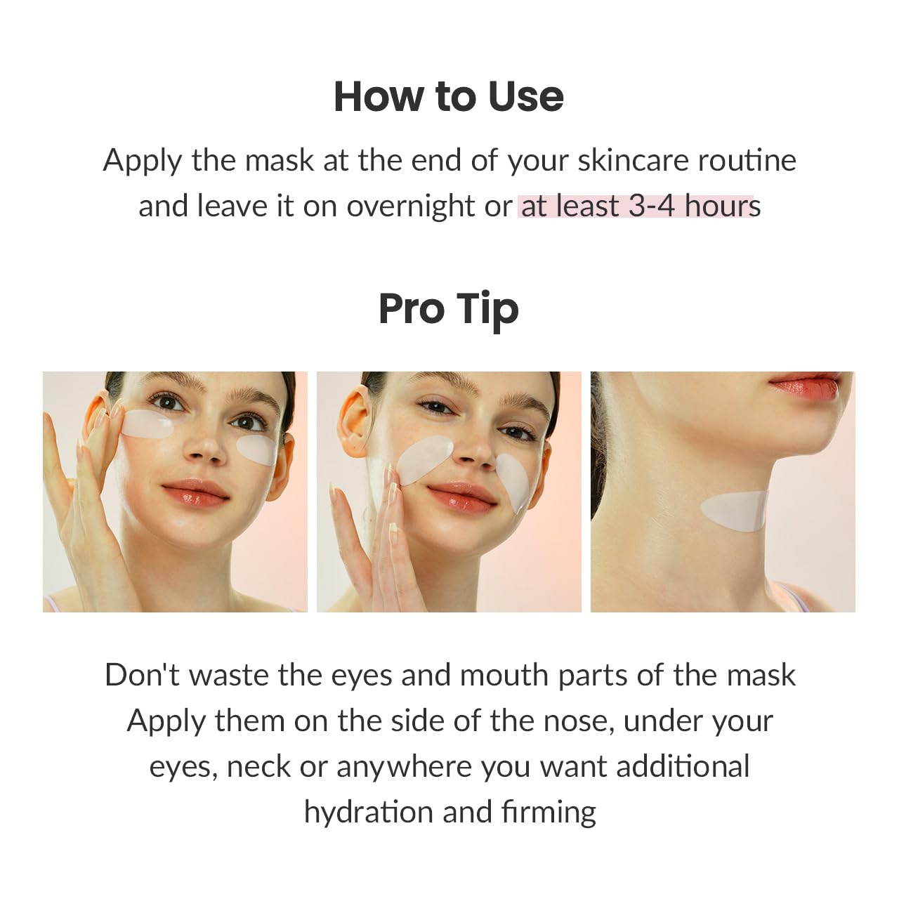 BIODANCE Bio-Collagen Real Deep Mask, Overnight Mask, Pore Eraser Mask, Hydrogel Mask Sheet, Pore Tightening, Hydrating, Low Molecular Collagen Face Mask | 34g x4ea
