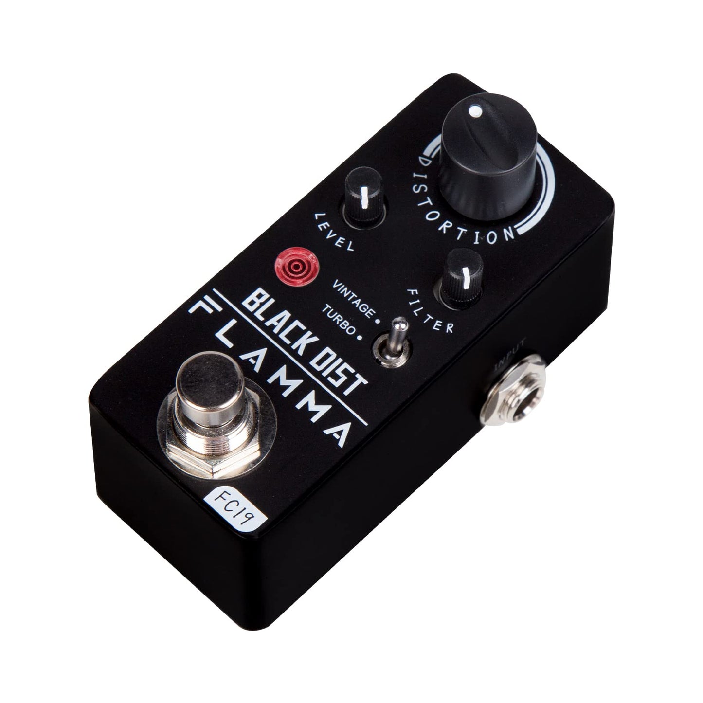 Pedal de Distorsión FLAMMA FC19 Clásico Cálido True Bypass