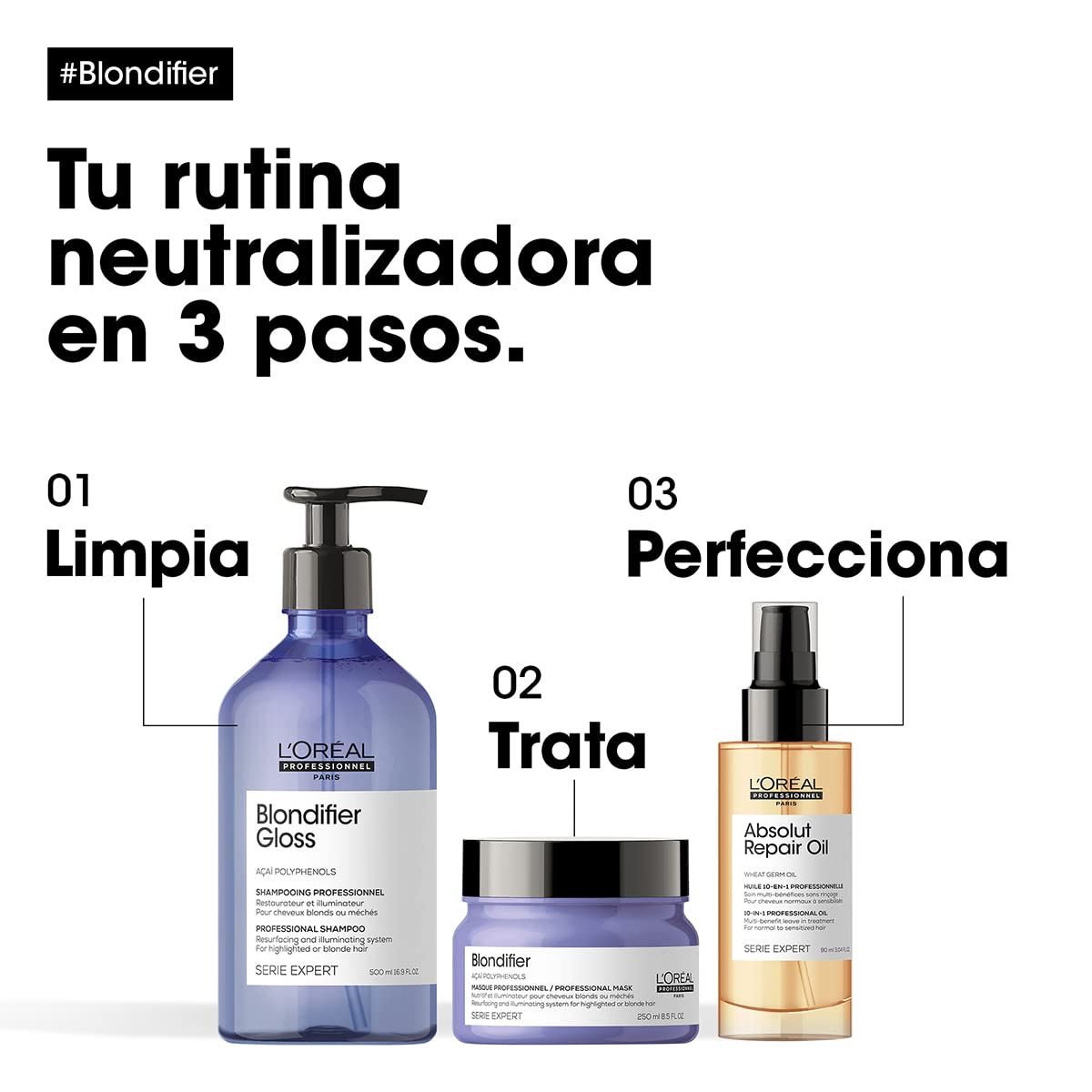 L'Oréal Professionnel Blondifier Shampoo Restaurador 500ml
