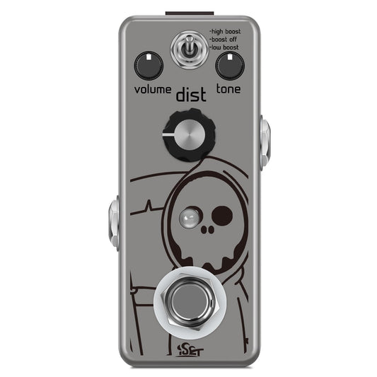 ISET Grim - Pedal de guitarra de metal pesado para guitarra eléctrica, bajo True Bypass