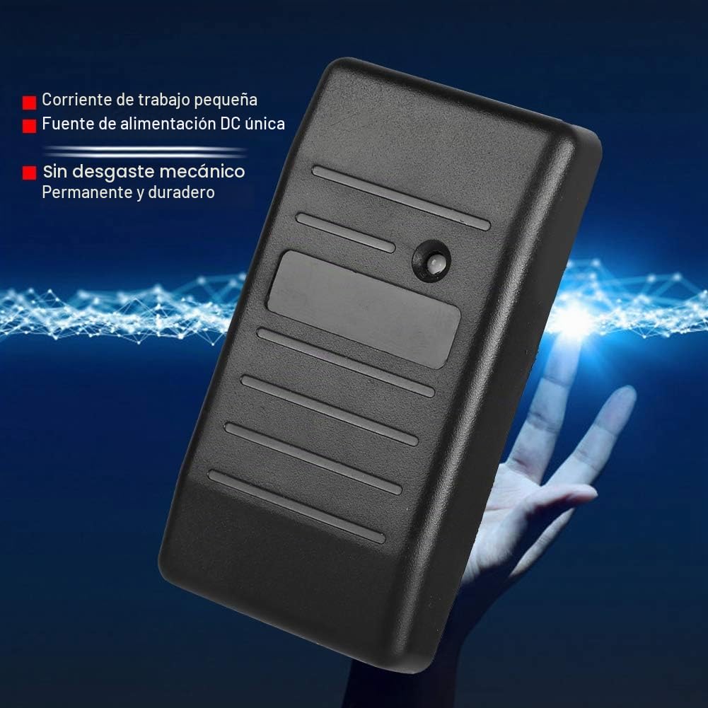 Lector de Tarjetas Xinwoer Negro RFID 26/34 Resistente al Agua 125Khz
