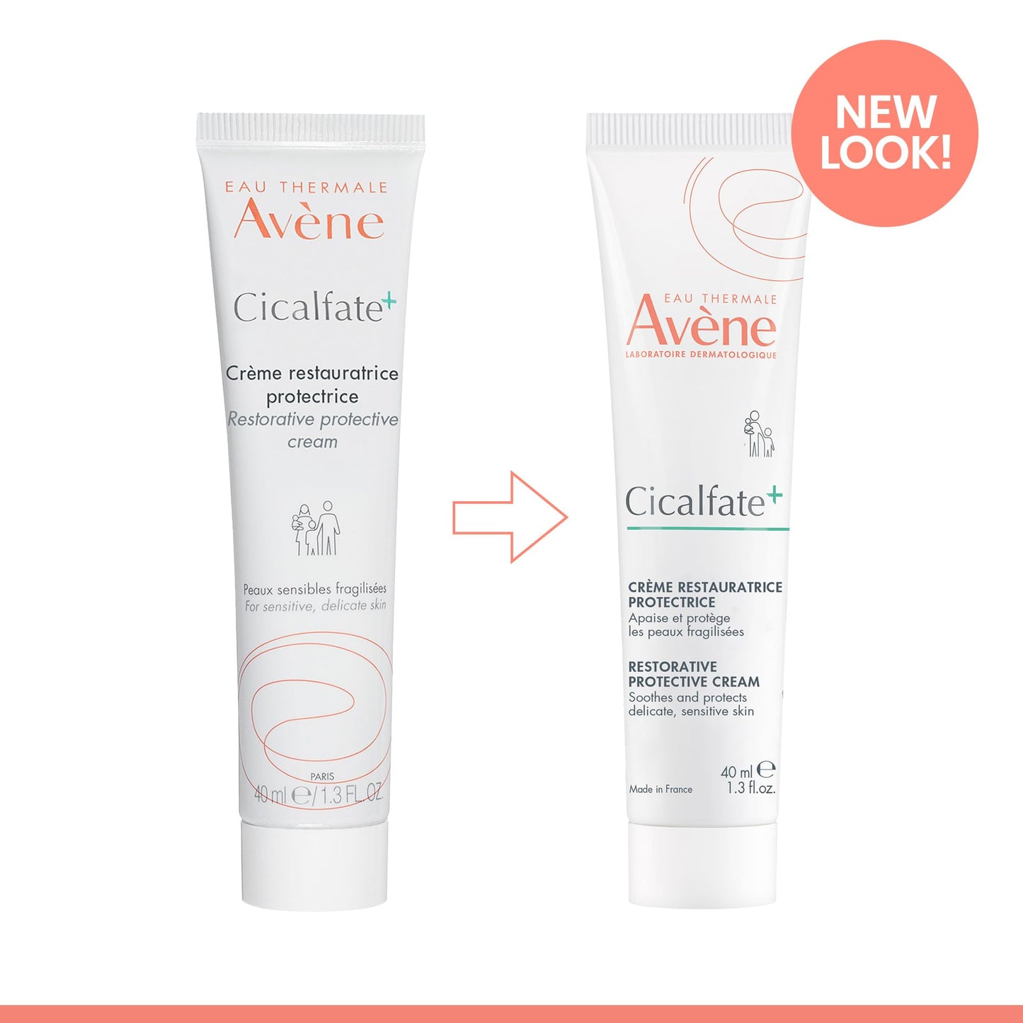 Eau Thermale Avene Cicalfate+ Restorative Protective Cream - Everyday Cica Cream for Wound Care - Help Restore Skin - Reduce Appearance of Scars - Doctor Recommended Postbiotic Skincare - 1.3 fl.oz.