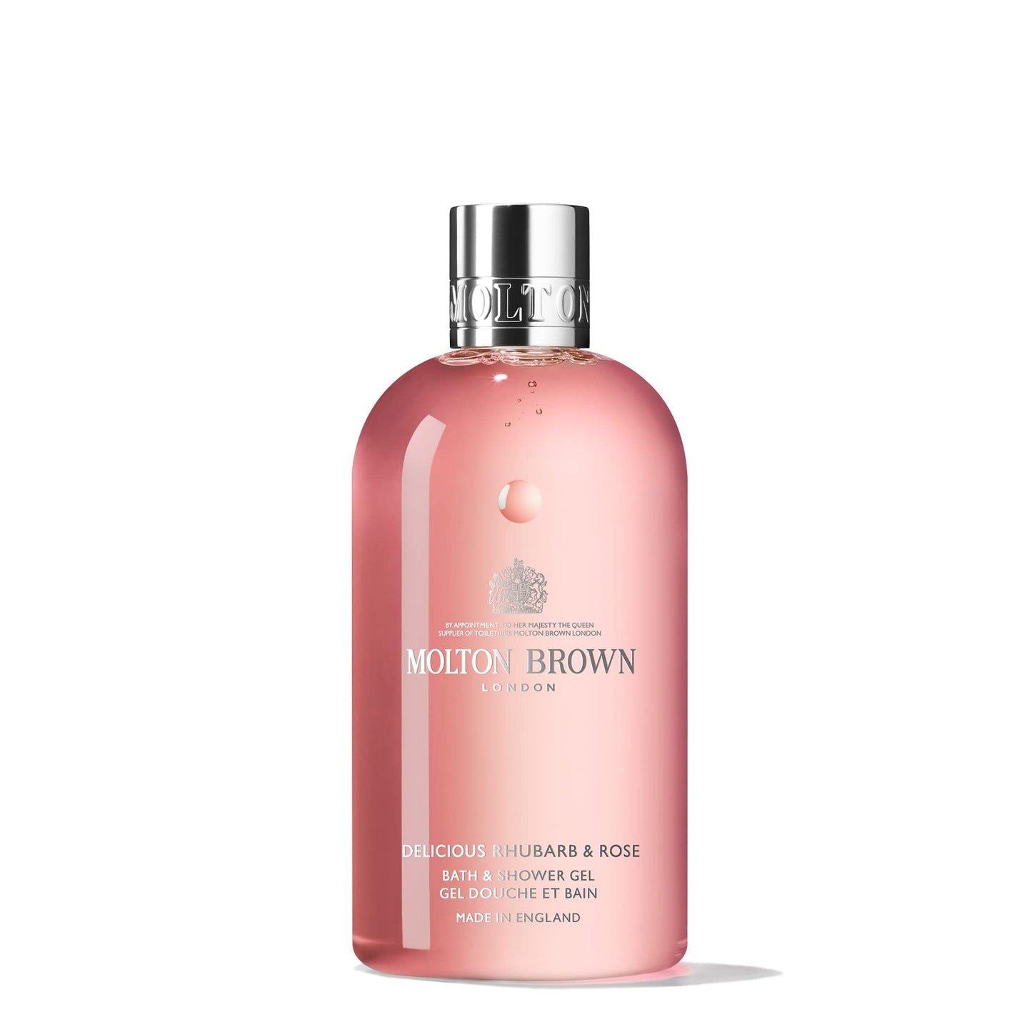Bath and Shower Gel - Delicious Rhubarba with Rose by Molton Brown for Women - 10 oz Shower Gel