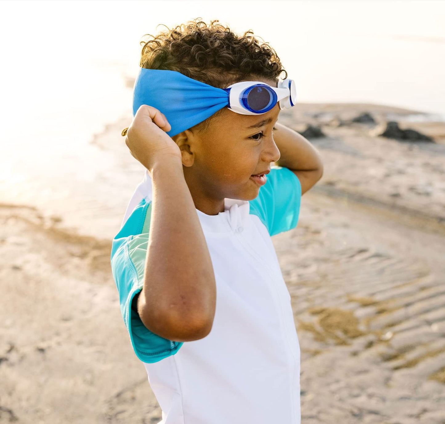 Goggles Natación SPLASH PLACE Ocean Friends con Correa Tela para Niños y Adultos