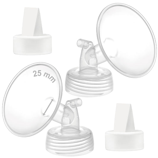Embudo y Válvula tipo Pato Maymom 25 mm Compatibles con S1, S2 y 9 Plus Repuestos para Bomba S2 de Spectra