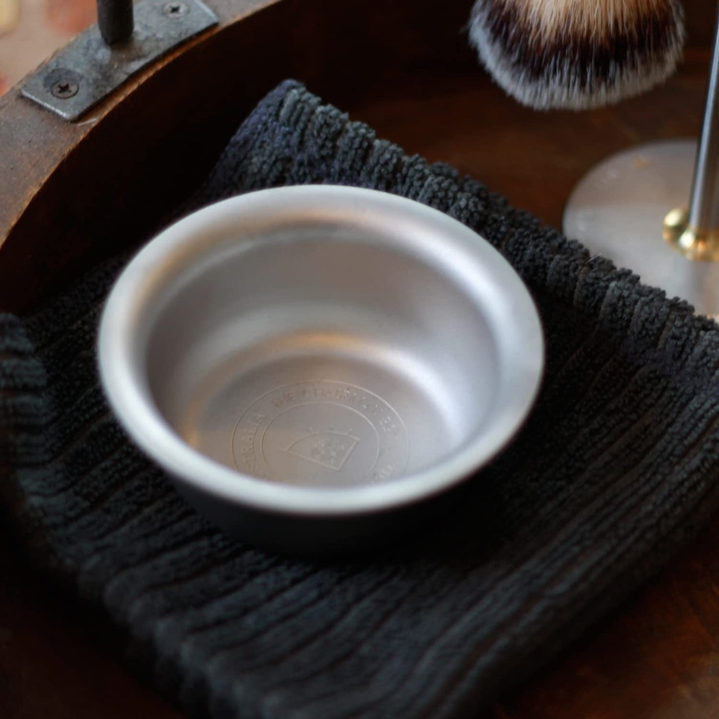 VIKINGS BLADE The Chairman Luxury Shaving Bowl, Heavy Stainless Steel, 3â€ Diameter
