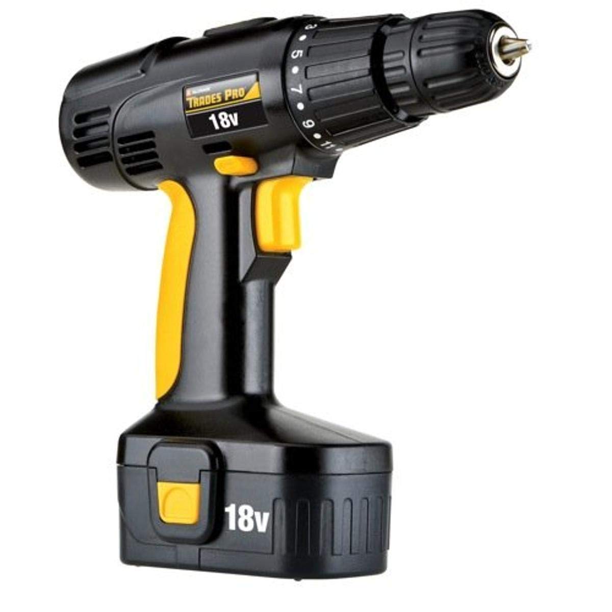 Tradespro 836710 Taladro inalámbrico de 18 voltios