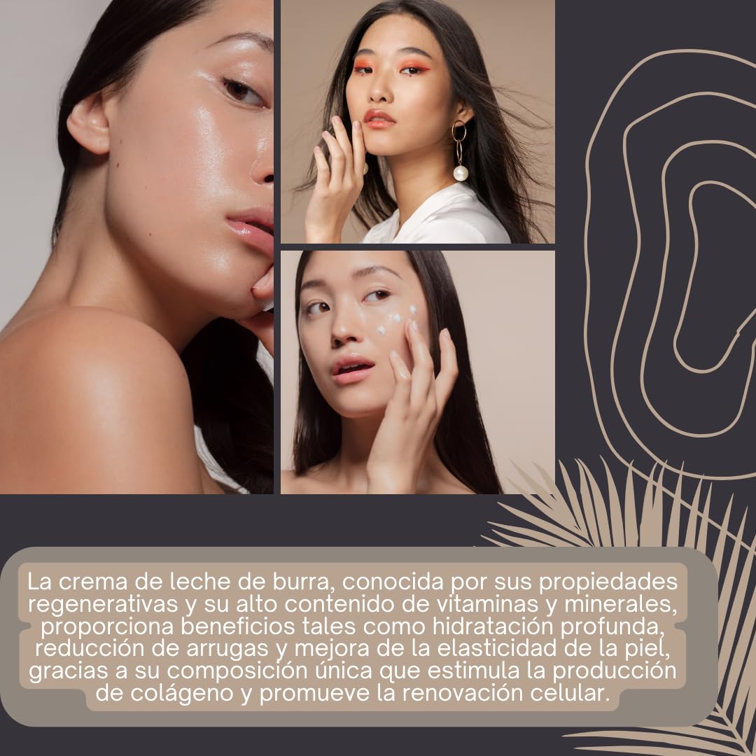 Crema Leche de Burra 100gr con Retinol y Vitaminas A, B, C, D y E - Alto Contenido en Vitamina A