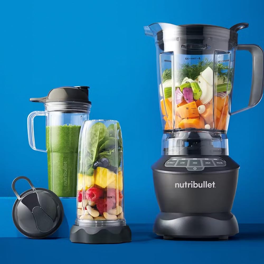 Licuadora Nutribullet 1200W Gris Oscuro 64oz Renovada
