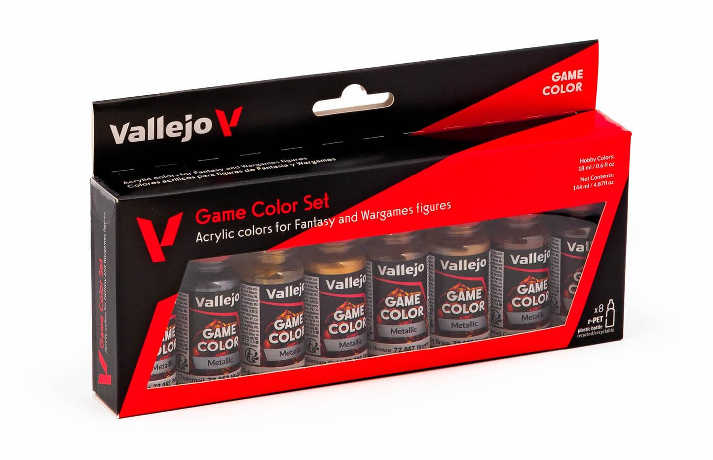 Vallejo Metallic Game Color Set (8 Colors)