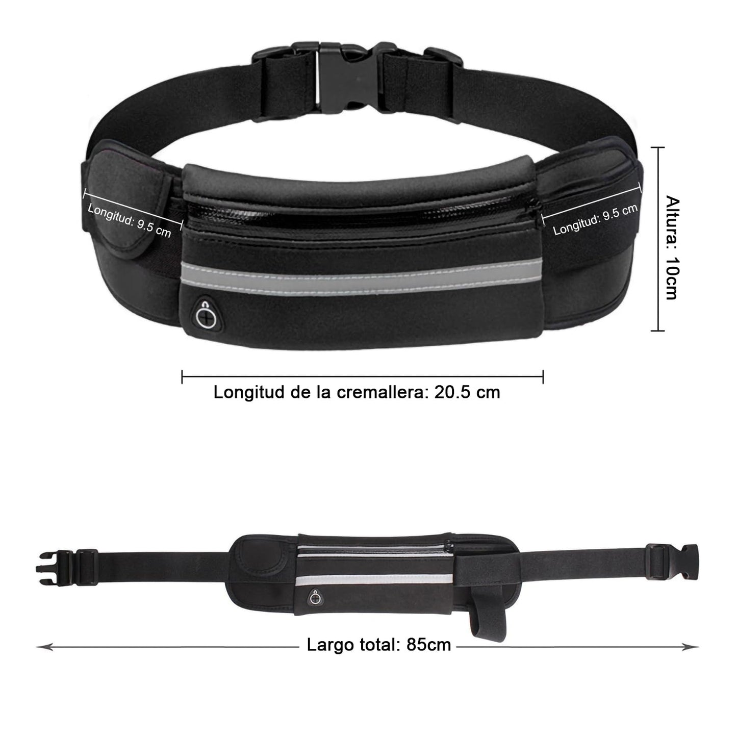 CHENGBAO Cangurera Hombre，Portátil Para Correr Cangurera Mujer，Impermeable Riñonera Hombre，Cangurera Para Correr (Rojo rosa negro)