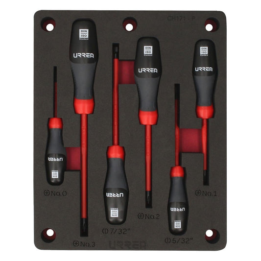 Juego de Destornilladores Urrea 1000 V Combinados 6 Piezas