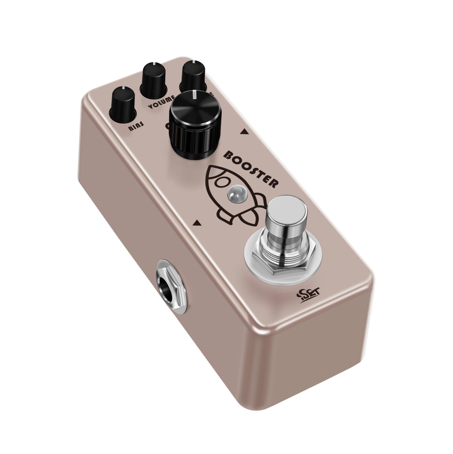 ISET Booster Pedal Mini pedal de efecto de guitarra individual True Bypass