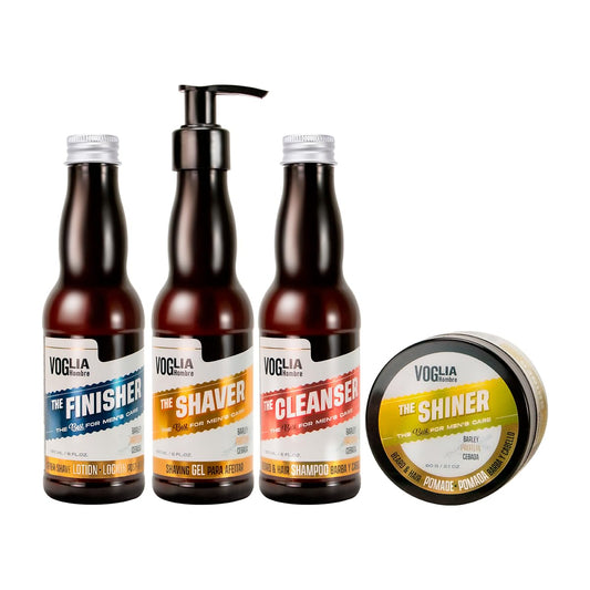 Kit para el Cuidado y Afeitado de la barba Voglia Hombre