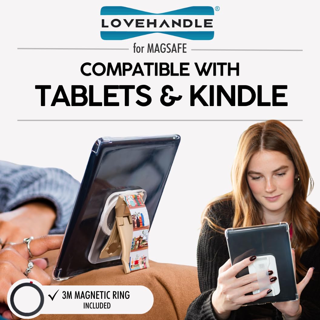 Agarre para Teléfono LOVEHANDLE Leopardo con MagSafe y Soporte