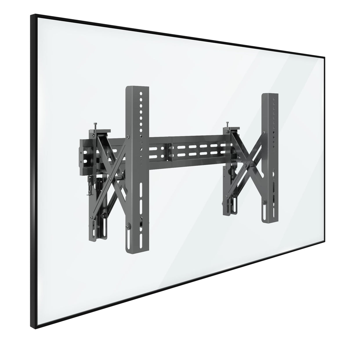 Soporte de Pared Mount-It! Negro para Televisores 37 a 70 Pulgadas con Carga Probada y Orientación Paisaje y Retrato