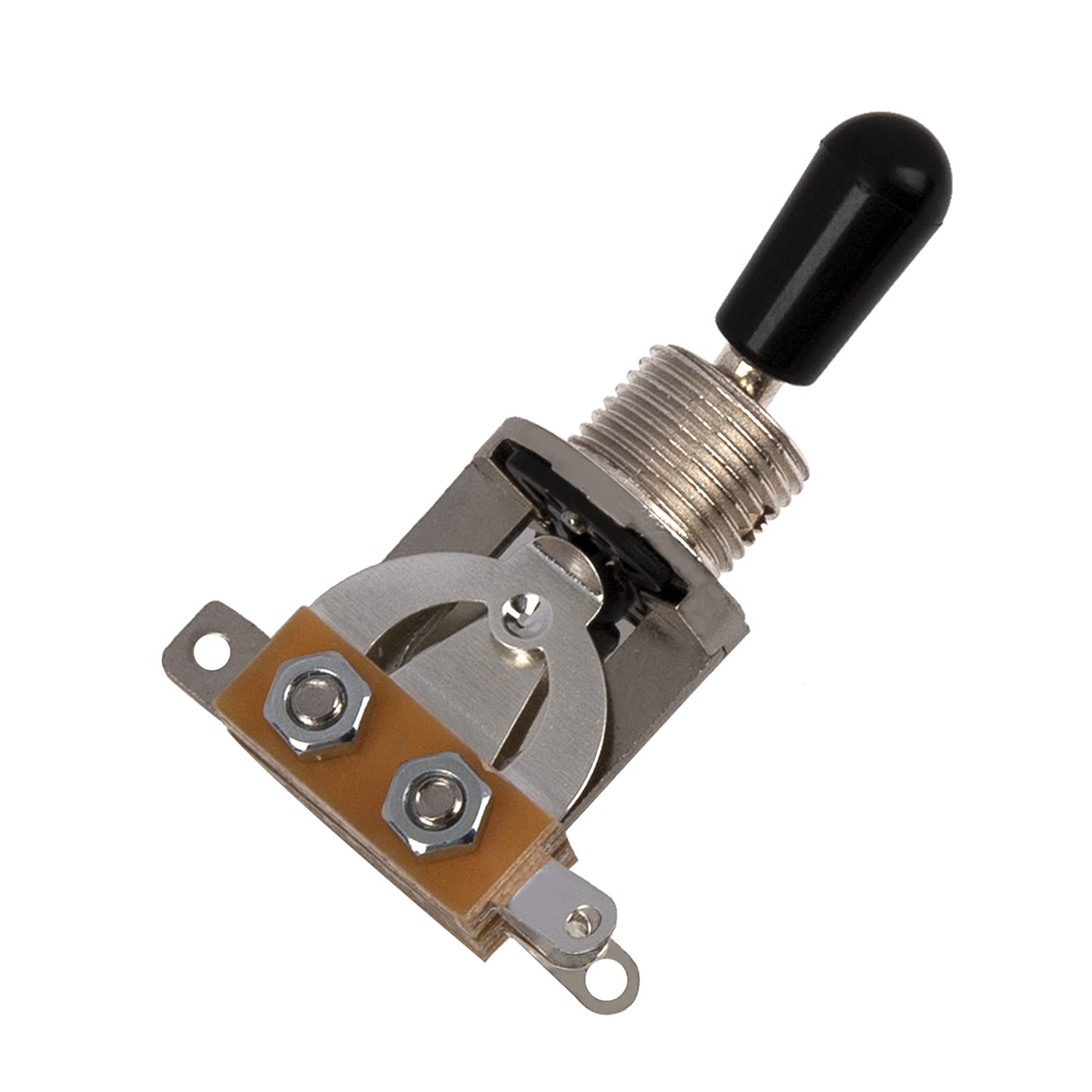 3 piezas Yootones - Interruptor de palanca para guitarra corta y recta de 3 vías compatible con guitarra eléctrica SG Epiphone Les Paul (plata)