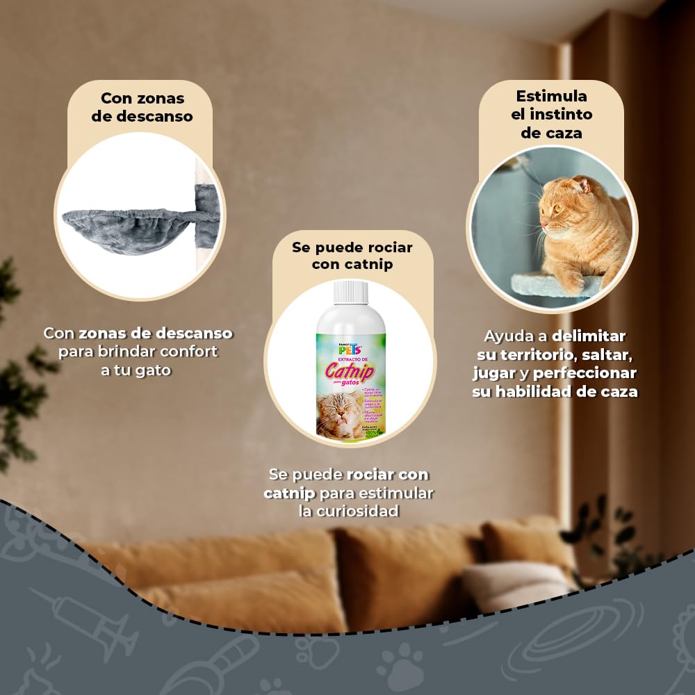 Fancy Pets Mueble Ankara para Gato 240 cm de Alto