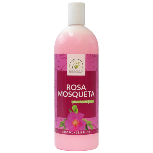 Jabón Líquido Facial Rosa Mosqueta 1 Litro Productos Mart Mexico