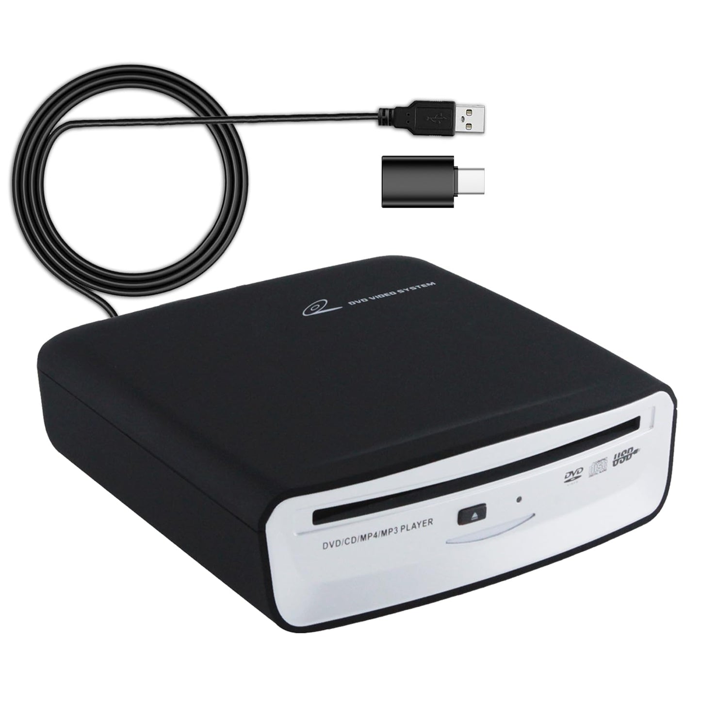 USB externo coche reproductor de CD Universal reproductor de CD USB conexión USB reproductor de CD portátil para coche Android de navegación /TV/Macbook pro/ portátiles de escritorio con puerto USB Plug and Play