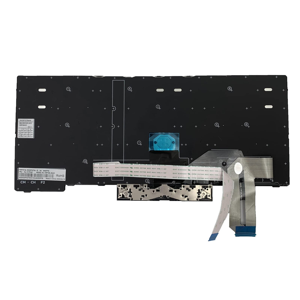 Teclado de Repuesto Lenovo ThinkPad Negro para Laptop