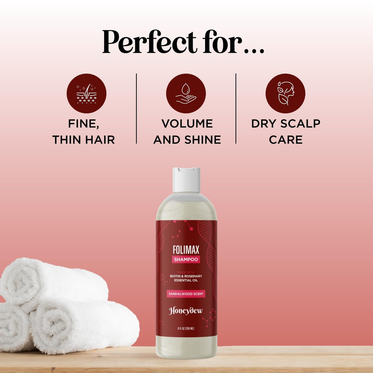 Champú Potente Anticaída 100% Natural con Biotina Romero y Aceite de Coco para Mujer y Hombre