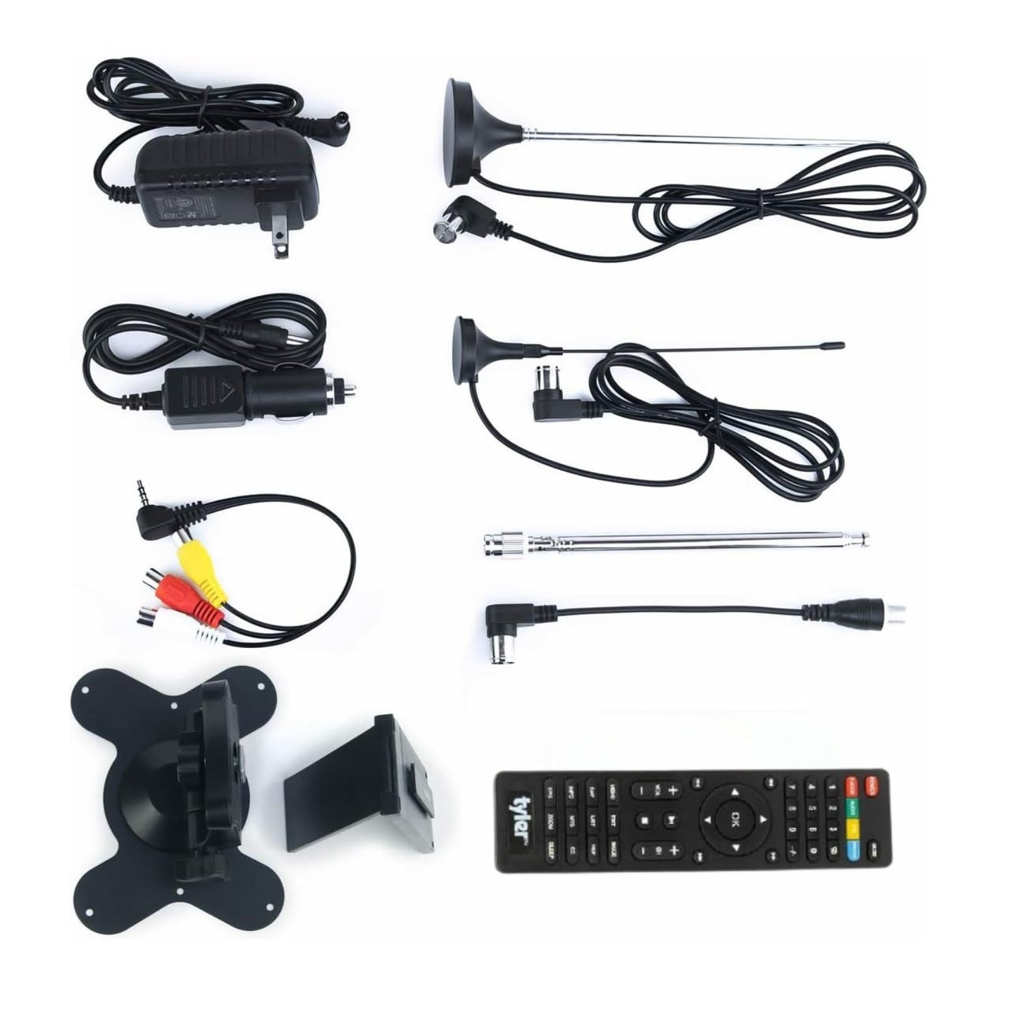 Monitor LCD Portátil Tyler 7 Pulgadas con Batería Recargable HD-TV para Viajes y Niños