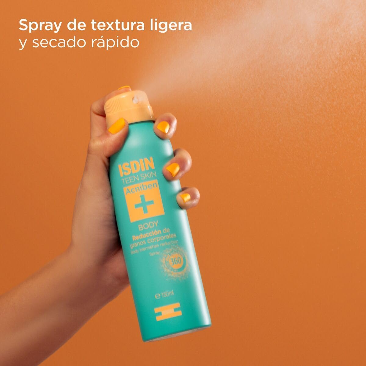 ISDIN Acniben Spray Corporal de Secado Rápido para la Reducción de Granos Corporales - 1 x 150 ml