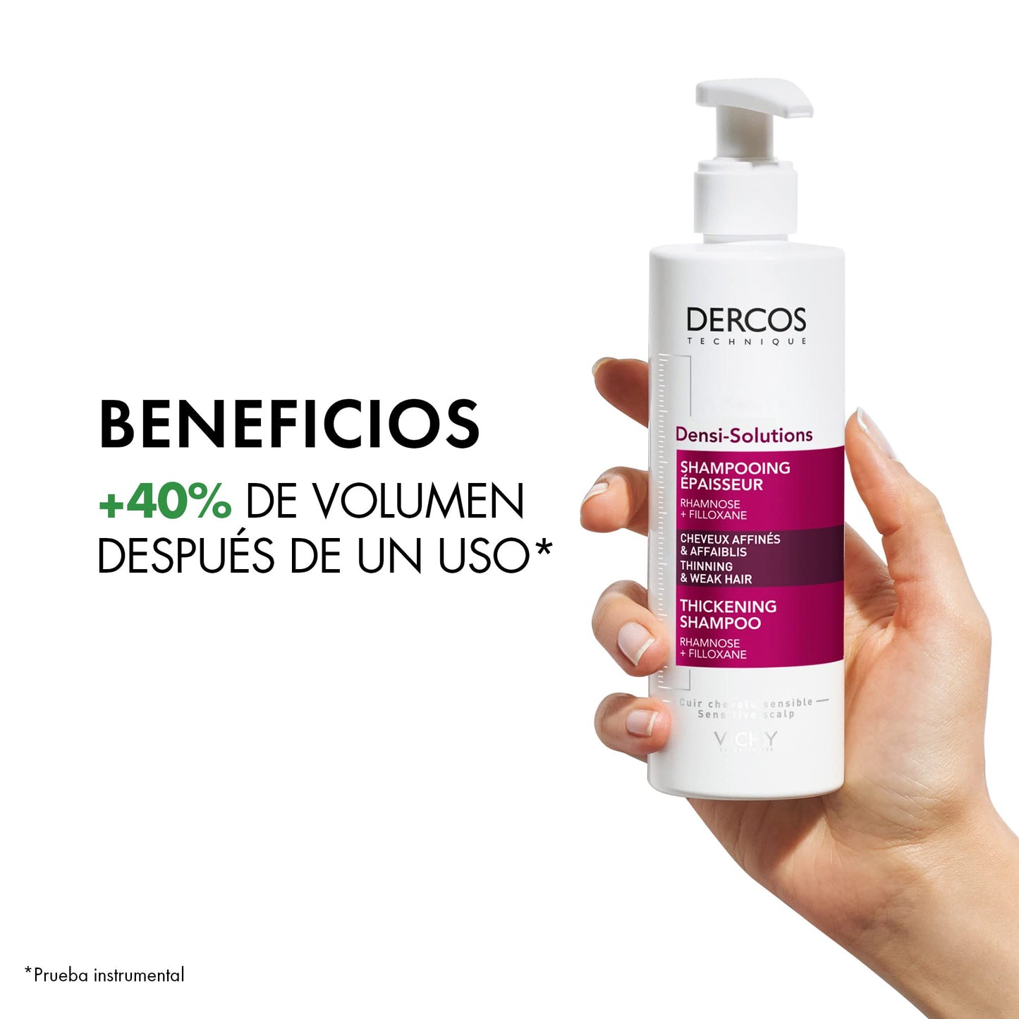 Shampoo Densificador Vichy Dercos con Vitamina E 250ml