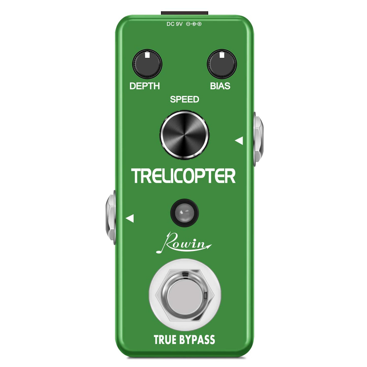 Pedal de Guitarra de Trémolo Negro