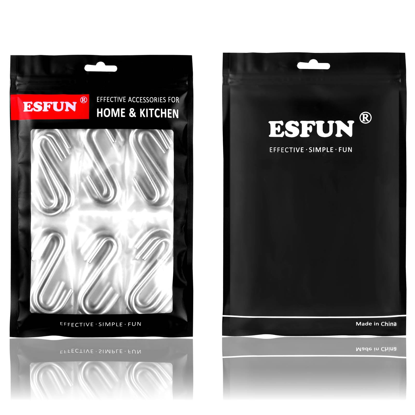 Paquete de 30 Ganchos S Pesado Esfun Acero Inoxidable para Utensilios de Cocina