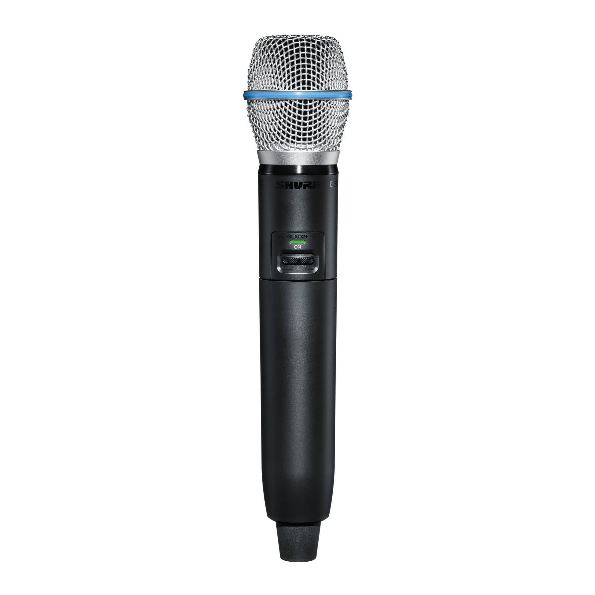 Sistema de Micrófono Inalámbrico Digital Shure Doble Banda Pro 12 Horas de Batería 100 Pies Alcance 587 Mano Receptor Un Canal