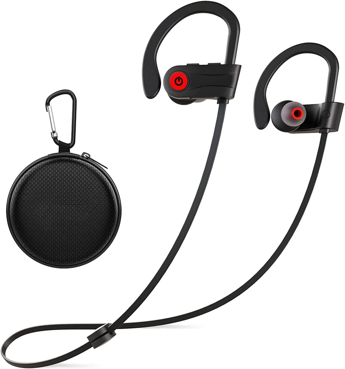 Bluetooth Headphones,[Audio-hongxin] Otium Wireless Sports Earbuds,Waterproof IPX7 w/Mic, HD Stereo Sweatproof in-Ear Earphones, Case, Fast Pairing, G