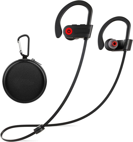 Bluetooth Headphones,[Audio-hongxin] Otium Wireless Sports Earbuds,Waterproof IPX7 w/Mic, HD Stereo Sweatproof in-Ear Earphones, Case, Fast Pairing, G