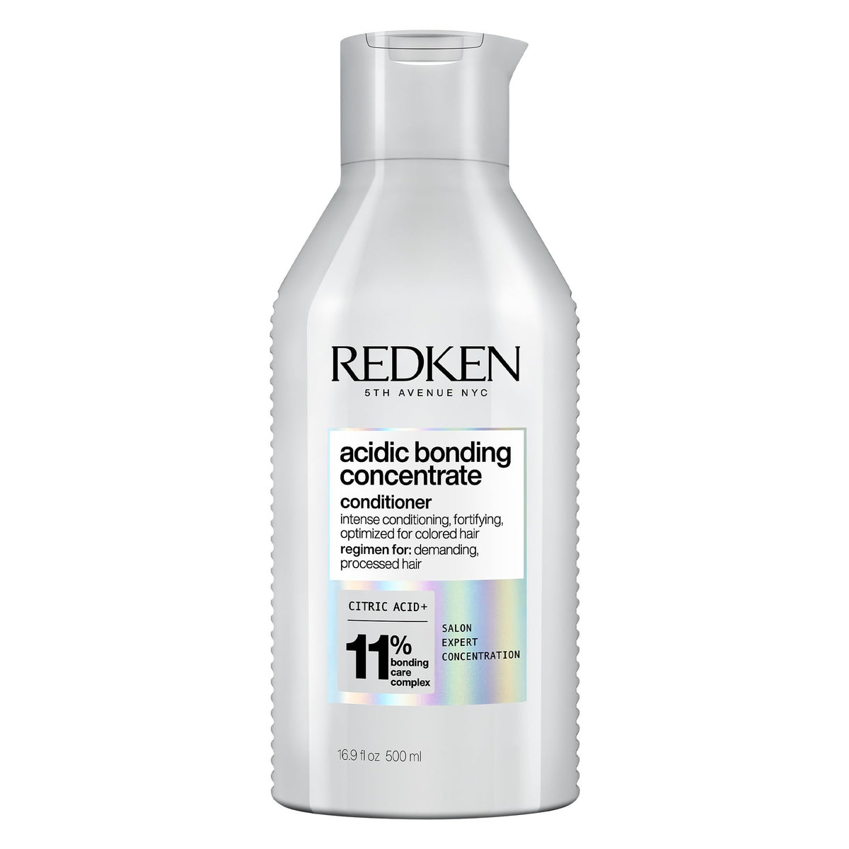 REDKEN- Acondicionador Acidic Bonding Concentrate|Reparador y de anti-quiebre para cabello dañado| Proporciona máxima reparación, acondicionamiento intenso y fuerza|Con ácido cítrico| 300ml