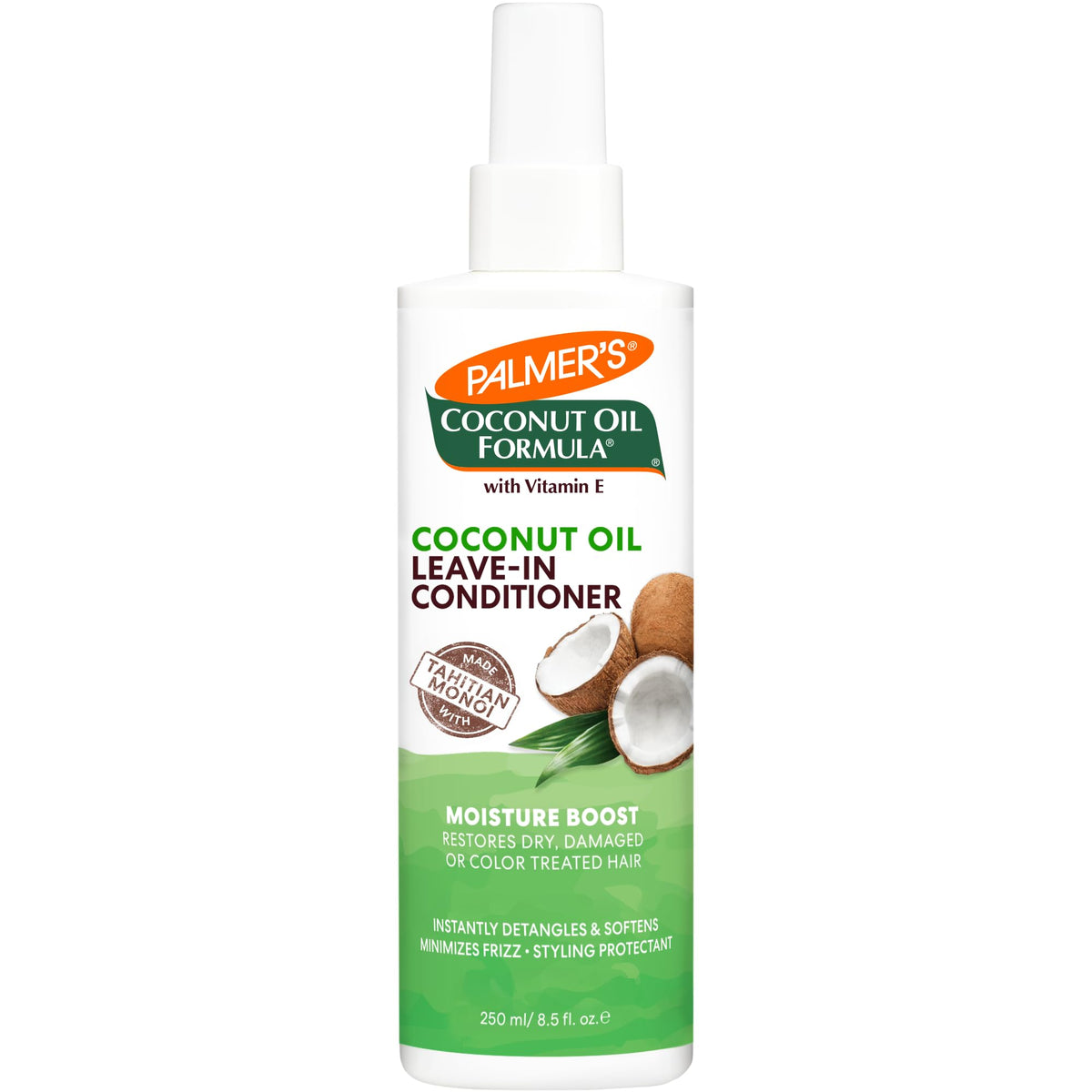 Palmer's Coconut Oil Formula Moisture Boost, Acondicionador Leave-In Sin Enjuague, Todo tipo de Cabello, 250ml
